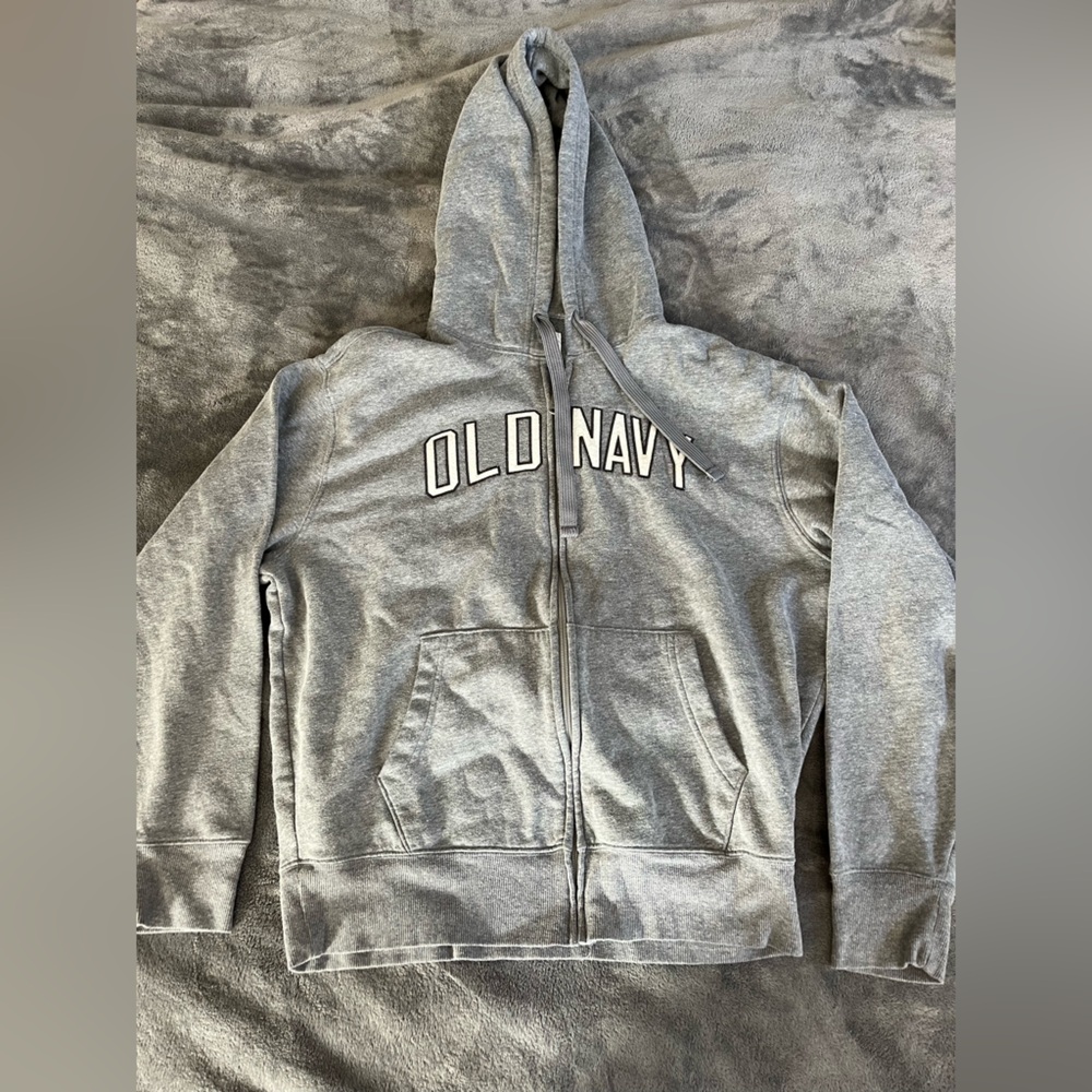 Old Navy Heather Gray Fleece Hoodie